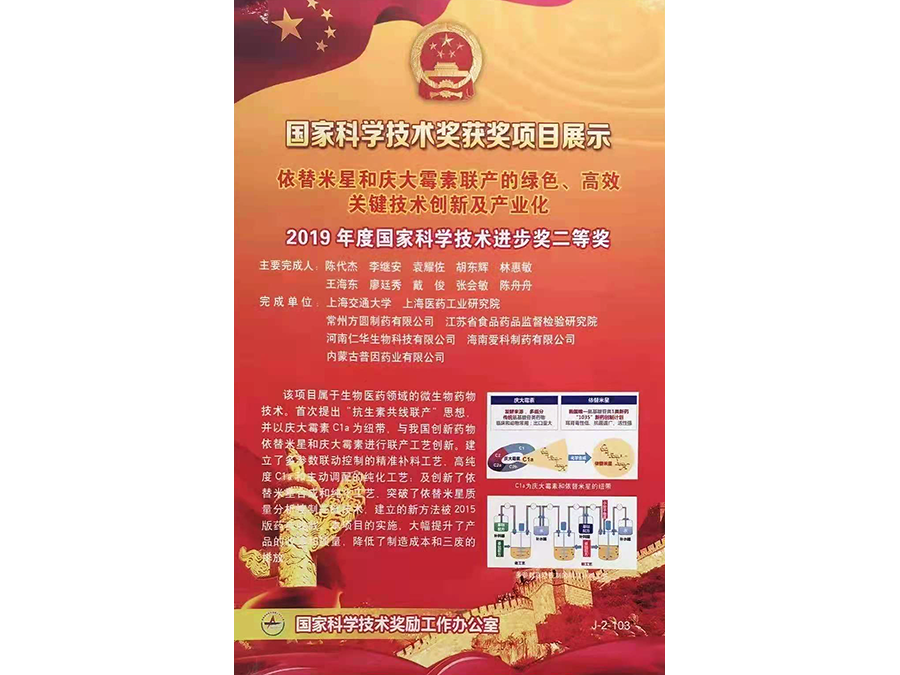 2019年度國家科學技術進步獎二等獎